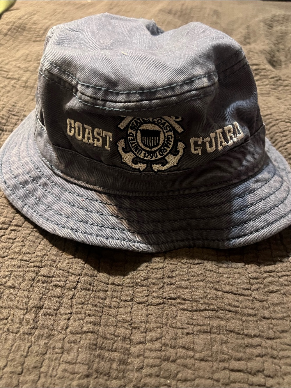 US Coast Guard Toddler Blue Bucket Hat Cap Wanderer USCG